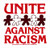 Peace Resource Project Unite Against Racism - Anti-Racist BLM Black Lives Matter Small Bumper Sticker or Laptop Decal 3.5-by-3.5 Inches