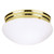 Westinghouse Lighting Corp 2-Light Ceiling Fixture, Polished Brass