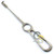 G.S VOLKMAN Retractor 8 inch Sharp 2 Prong