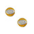 aminco San Francisco 49ers Glitter Sparkle Post Stud Logo Earring Set Charm Gift NFL