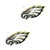 aminco Philadelphia Eagles Post Stud Earring Set Charm Gift NFL