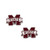 aminco Mississippi State Bulldogs Post Stud Logo Earring Set Charm Gift