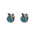 Aminco NBA Dallas Mavericks Logo Post Earrings