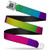Buckle-Down Seatbelt Belt - Multi Color Blocks - 1.0 inch Wide - 20-36 Inches in Length