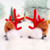 Cagora Christmas Headband Reindeer Antlers Hair Clip Xmas Hairball Antlers Hair Pins Elk Deer Animal Horns Headpiece Deer Horn Ears and Berries Hairpin Christmas Hair Accessories for Women and Girls 2 Pcs