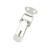 uxcell Metal Spring Loaded Safety Toggle Latch Hasp for Case Box Pair