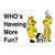 Whos Having More Fun Hazard Safety Slogans Label Decal Sticker 8 inch