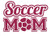 Custom Soccer Mom Vinyl Decal - FUtbol Bumper Sticker for Tumblers Laptops Car Windows - Pick Your Size and Color