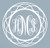 Custom Initial Monogram Vinyl Decal Bumper Sticker for Tumblers Laptops Car Windows - Pretty Round Script Letter Design - Style4