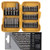 Kamtop 50 PCS Screwdriver Bits Set Impact Bit Screwdriver Nutsetter Set with Screwdriver Bits
