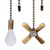 Ceiling Fan Pull Chains 13.6 Inches Fan Pulls 2 Pcs Ceiling Fan Pull Cord Fan Pull Set for Ceiling Fan Light and Lamps
