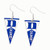NCAA Duke Blue Devils Pennant Earrings