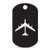 fagraphix B-52 Stratofortress Keychain GI Dog Tag Engraved Bomber b52 V2 Black