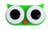 Kikkerland Retro Owl Contact Lens Case-Green