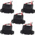 PAGOW Mini Buzzers with Leads 5 Packs 12V 400Hz Morse Code Mechanical Electronic Components Rectangular Buzzers