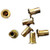 Fullerkreg-100Pcs-M4 x 11mm-Zinc Plated-Flat Head-Carbon Steel-Rivet Nut Rivnut Insert Nutsert