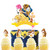 Decorations for Beauty and The Beast Cake Topper Princess Belle Cupcake Toppers Birthday Party Topper for Children
