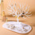 Jewelry Display Stand Jewelry Tree Stand Organizer Jewelry Towers Hanging Jewelry Hanger Rack Jewelry Holder Stand Antler Tree for Earring Ring Necklaces Bracelets Valentines Day Decoration Gift  B