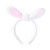 Amosfun Easter Party Rabbit Headband Bunny Headband Animal Hair Band Easter Rabbit Ear Hair Hoop Party Decorative Headwear