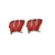 Aminco NCAA Wisconsin Badgers Logo Post Earrings