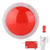 Socobeta Game Push Button LED Light Lamp Button Arcade Video Game Button Round Game Button with Micro Switch Red