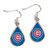 WinCraft MLB Chicago Cubs Tear Drop Earrings Large Multi