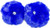 Skate Out Loud - Roller Skate Pom Poms Solid ColorBlue