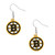 aminco Boston Bruins Dangle Logo Earring Set NHL Charm Gift