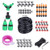 Greenhouse Drip Irrigation Set 131ft 40m Micro Garden Water Irrigation System Garden Greenhouse Plants Watering Hose Kit Automatic Irrigation Equipment Set for Greenhouse Flower Patio Lawn