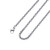 Monily 5mm 22In Square Rolo Stainless Steel Chain Necklace Round Box Necklace Men Women Jewellery Monily 5mm 22In Square Rolo Stainless Steel Chain Necklace Round Box Necklace Men Women Jewellery