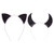 PIXNOR 2Pcs Devil Horns Headband Halloween Headband Horn Ears Hair Band Costume Cosplay Cat Ears Headpiece Sequin Hair Hoops Hair Decoration  Black PIXNOR 2Pcs Devil Horns Headband Halloween Headband Horn Ears Hair Band Costume Cosplay Cat Ears Headpiece Sequin Hair Hoops Hair Decoration  Black