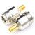 ANHAN RF coaxial coax Adapter SMA Female to N Female connector Straight Cable connector SMA Adapter N Female Jack to SMA Female Plug 2Packs