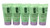 Pack of 5 x Clinique All About Clean Liquid Facial Soap Mild 1 oz each Sample Size Unboxed