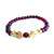MANRUO Feng Shui The Best Prosperity Red Bead Garnet Bracelet with Double Golden Pi Xiu Pi Yao Lucky Wealthy Amulet Brecelet Jewelry