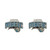 Aminco NBA Orlando Magic Logo Post Earrings