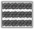 Black Lace Licensed Image Birthday - Side Strips - Edible Icing Sheet Side Strips - D590