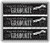Congratulations Graduate Chalkboard - Cake Side Side Strip - Edible... - D530