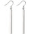 Suyi Minimalist Dainty Bar Stud Earrings Long Drop Dangle Earrings for Women Girls BSilver