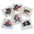 Pirate Temporary Tattoos - Pack of 288 - 1 1 2 Inch Square