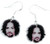 Serial Killer Earrings Jewelry True Crime Horror Retro Charles Manson