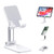 Adjustable Cell Phone Stand Foldable Phone Holder Tablet Stand for Desk Angle Height Adjustable Cell Phone Stand Compatible with Phone 11 Pro Xs Xs Max Xr iPad Mini Nintendo SwitchTablets?White?