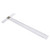 Baoblaze T-Square Plastic Transparent T-Ruler for Drafting General Layout Work - Clear 45cm