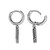 CKK 925 Sterling Silver Braided Drop Earring Fits Pandora