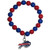 NFL Siskiyou Sports Womens Buffalo Bills Fan Bead Bracelet One Size Team Color