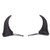 Black Devil Horn Hair Clips Headband Halloween Black Devil Horns Headband for Halloween Devil Costume Accessories