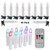 Lemonbest Battery Operated LED Flameless Taper Candles with Remote Control and Removable Clips for Christmas Decoration, Set of 10