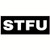 U.S. Custom Stickers STFU Funny Black Sticker 5 inch