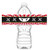 POP parties Ninja Bottle Wraps - Set of 20 - Ninja Water Bottle Labels - Ninja Decorations - Made in the USA