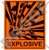 EXPLOSIVE Safety Warning Sign Explosion Danger 4 inch  100mm  Vinyl Sticker Decal