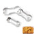 3 Piece Dog Bone Cookie Cutter Set, Stainless Steel